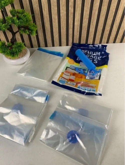 Pack de 5 sacs sous-vide réutilisables avec pompe incluse