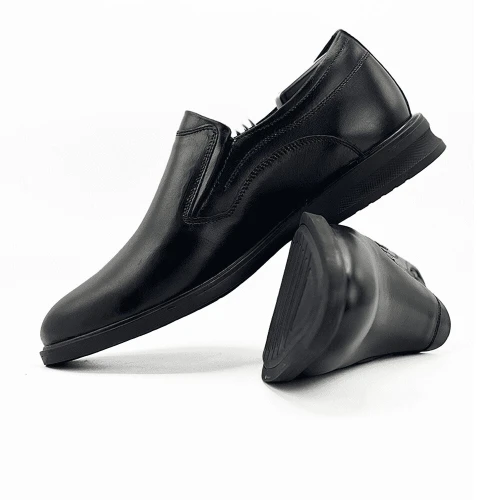 chaussure classique derby en cuire véritable