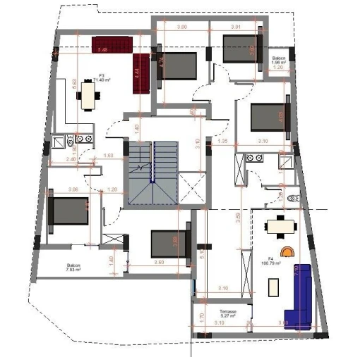 Vente Appartement F4 Alger Cheraga