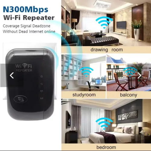 Répéteur WIFI sans fil 300Mbps, extension Wifi à distance, répéteur Wi-Fi, Point d'accès.
