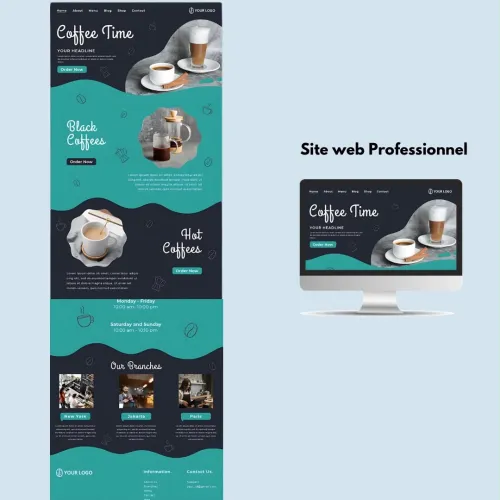 Creation site web professionnel, Shopify ecommerce, WordPress, Wix ou Codé