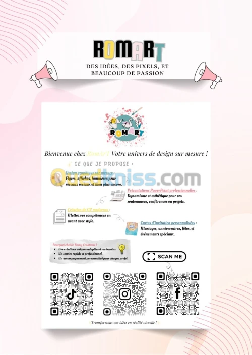 graphique DESIGNER  rOMaRT