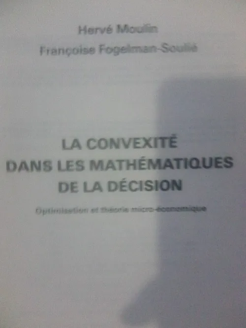 Livres sur la recherche opérationnelle