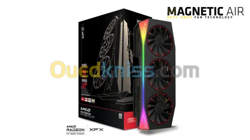 XFX Mercury AMD Radeon RX 9070XT OC Magnetic Air Edition with RGB