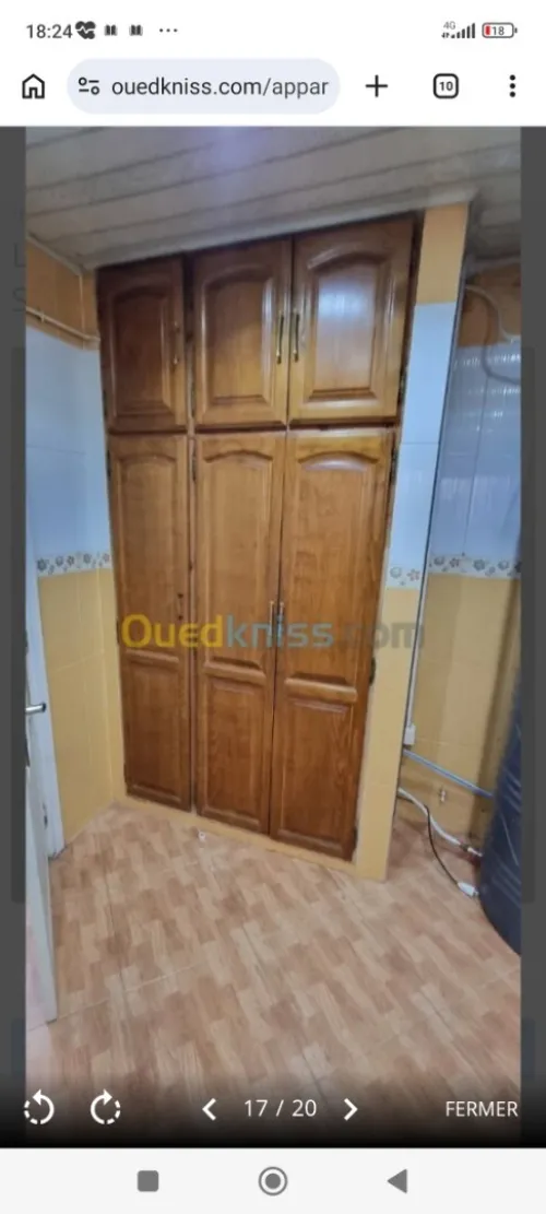 Location Appartement F3 Alger Hydra