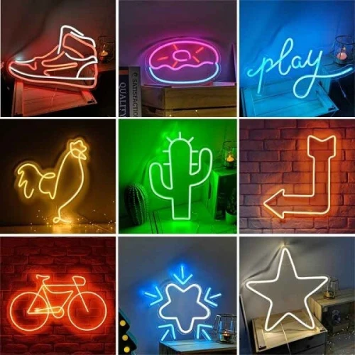 صناعة وتصميم لافتات النيون الإشهارية Neon LED Sign Manufacturer