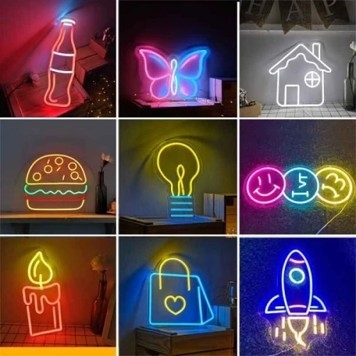 صناعة وتصميم لافتات النيون الإشهارية Neon LED Sign Manufacturer