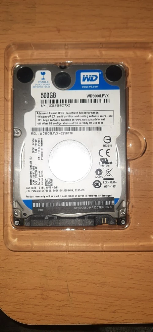 HDD 500GB laptop