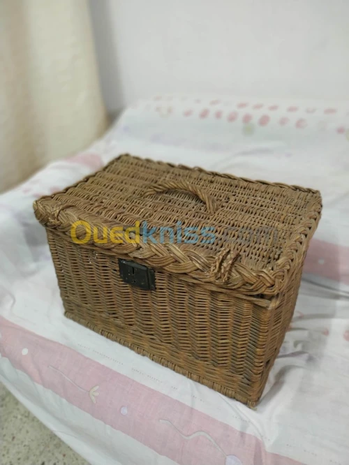 Panier ancien en osier 