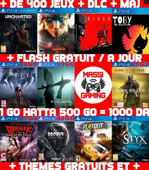 INSTALLATION JEUX DIAL PS4 FLASHÉE 9.X & 11.00 & 12.X & 13.00 (+ FLASH GRATUIT + DLC + MISE A JOUR)