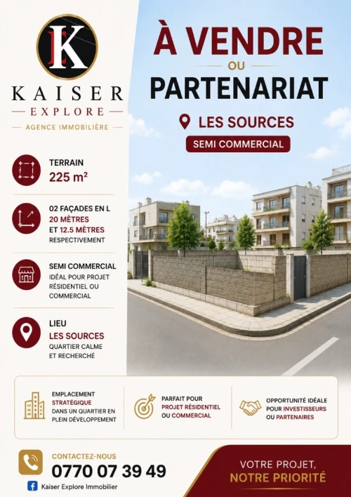 Vente Terrain Alger Bir mourad rais