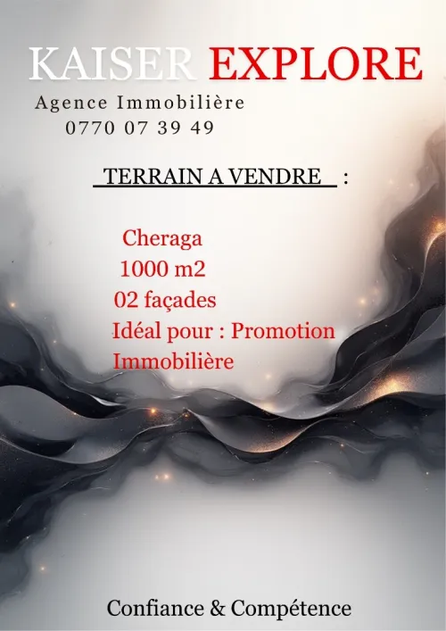 Vente Terrain Alger Cheraga