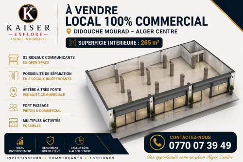 Vente Local Alger Alger centre