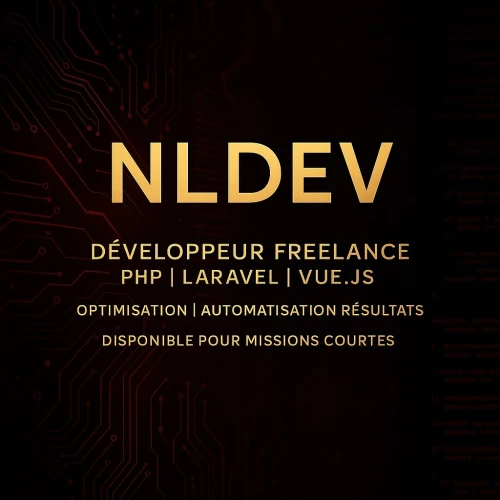 Développeur Application Web PHP / Laravel / JavaScript / VueJs [FREELANCE]