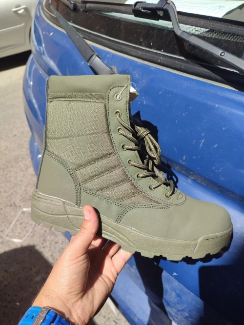 Godasse magnum vert militaire 