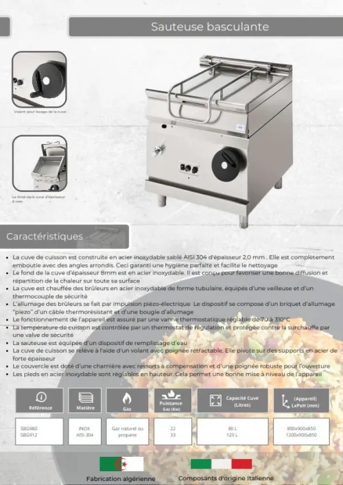 EQUIPEMENT DE CUISINE PROFESSIONNEL