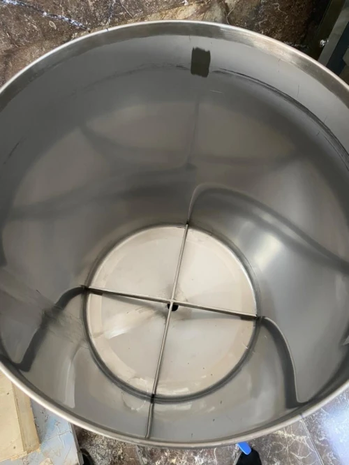 Cuve de pressage de datte en inox