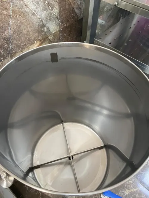 Cuve de pressage de datte en inox