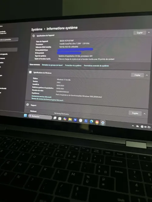 Samsung Galaxy Book 5 360 - Ultra 7 - 16GB Lppdr5x - 512GB NVME - Neuf Jamais Utilisé