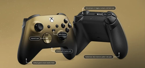 PROMOTION manette Xbox Series X|S ORIGINAL Gold shadow