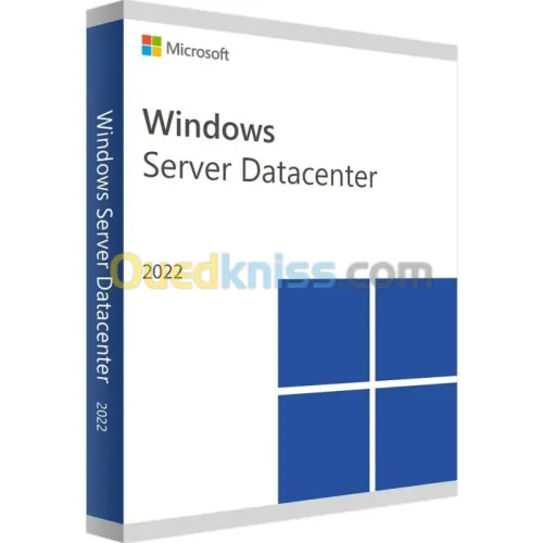 Licence windows server 2022 Datacenter Coffret (made in USA) [64bit English 1pk DSP OEI DVD 16 Core]