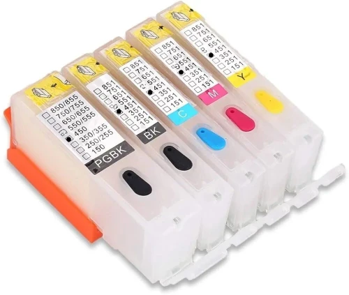 Cartouches rechargeables Canon PGI-450 / CLI-451 - Compatible iX6840, iP7240, MG5440