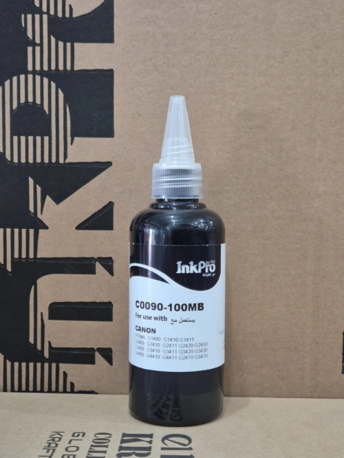 Jeux de 4 bouteilles d'encre Inkpro 100ml C0090 [DAY+Pigment] Canon (couleur DAY + noir pigment)