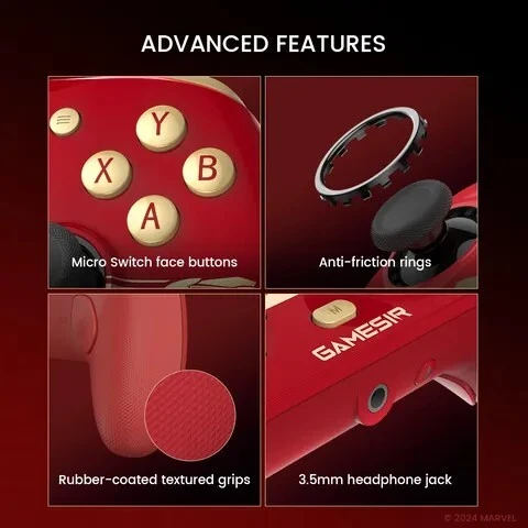 Manette GameSir G7 HE Iron Man Limited edition