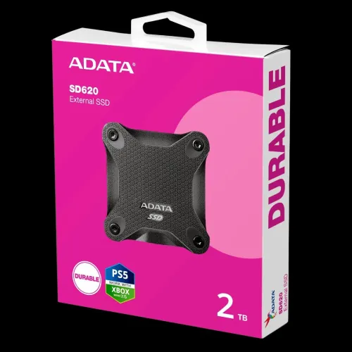 SSD externe 2T ADATA SD620 USB 3.2 Gen2 (550 M/S) Supporte PS5 et XBOX