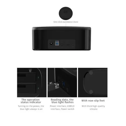Station d'accueil ORICO 2 SATA USB3.0 REF: 6228US3