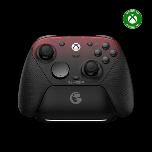Manette Gamesir G7 PRO Tri-Mode avec stand Shadow Ember