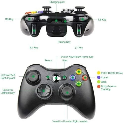 MANETTE XBOX360 sans fil ORIGINAL neuve avec pille 