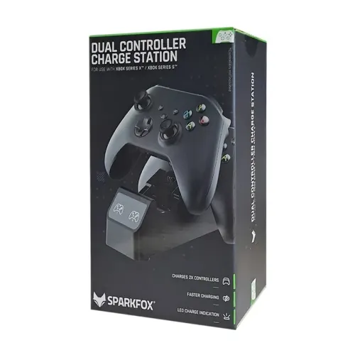 Station de recharge double pour manettes Xbox Series X/S sparkfox W20X513