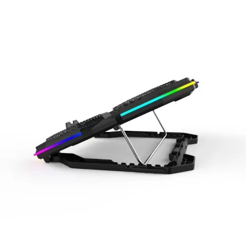 Refroidisseur laptop Gaming YL-021  [6 ventilo/vitesse reglable/ RGB/ 2USB]
