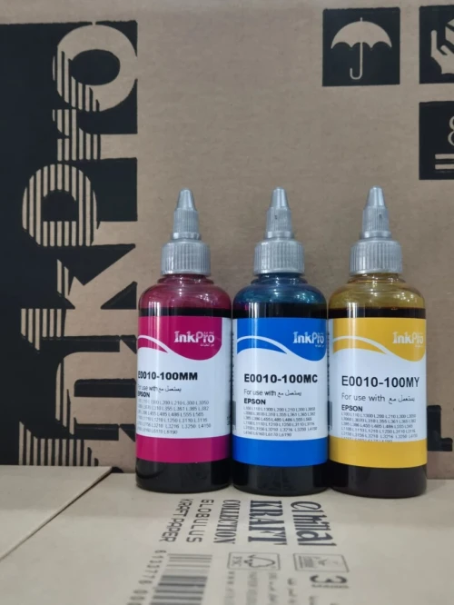 Encre Ink Pro Pack 3 Couleurs - Encre Dye E0010  100ml pour Imprimantes Epson | Très Haute Qualité