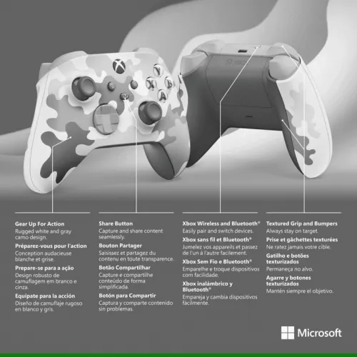 PROMOTION Manette Xbox Series X|S ORIGINAL Arctic camo