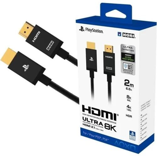 Cable HDMI 2.1 8K HORI REF: SPF-014 spéciale PS5 Original [ 4K / 120hz ] [ 8k / 60hz ]