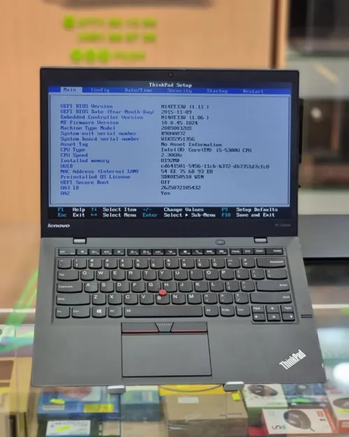 THINKPAD X1 CARBON I5 5EME 8G 256SSD 14" FHD