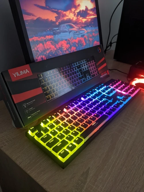 Clavier Mécanique Gaming Yilima QS-506 RGB (Neuf)
