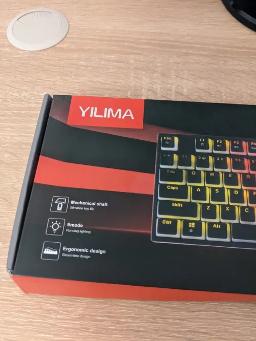 Clavier Mécanique Gaming Yilima QS-506 RGB (Neuf)