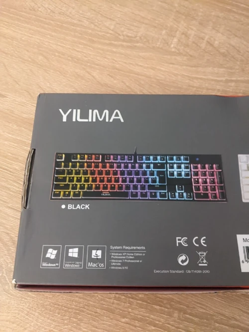 Clavier Mécanique Gaming Yilima QS-506 RGB (Neuf)