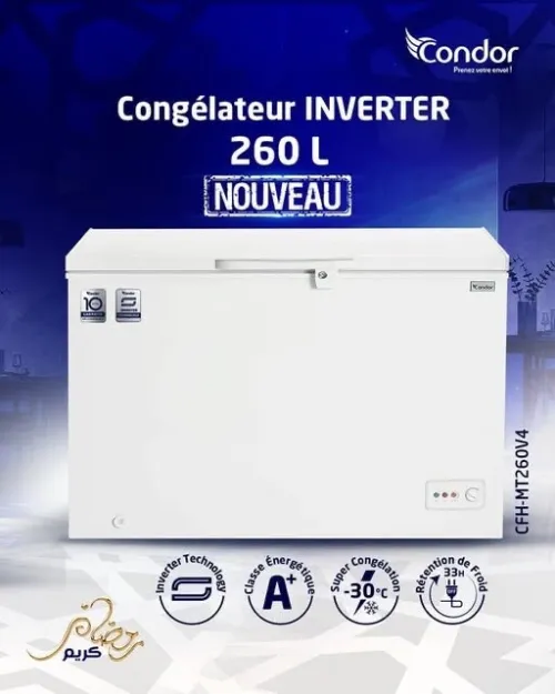 Congélateur condor coffre mécanique S, M, L, XL