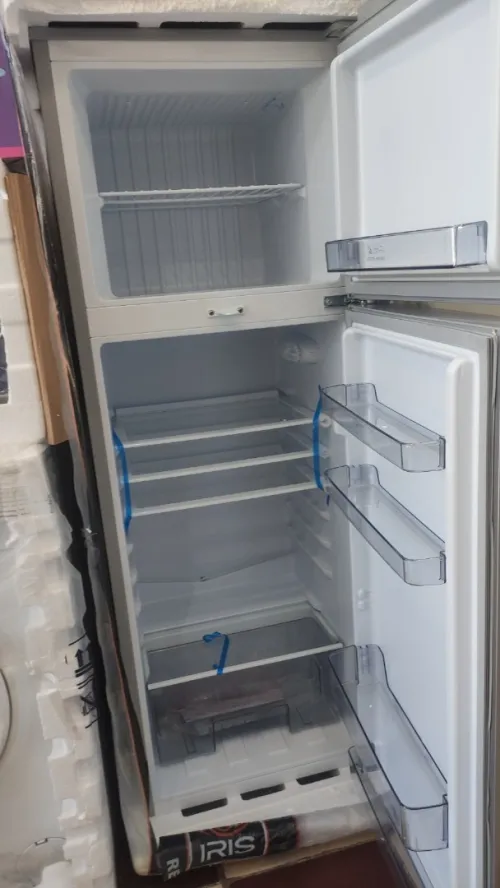 Réfrigérateur IRIS 300L minifrost Deux Portes Blanc/lGris 