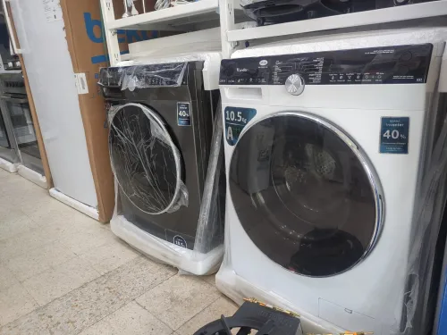 Machine à laver Inverter Vapeur Condor Luna 8 et 10KG , 14 programmes, 1400 TR/M, A+++,