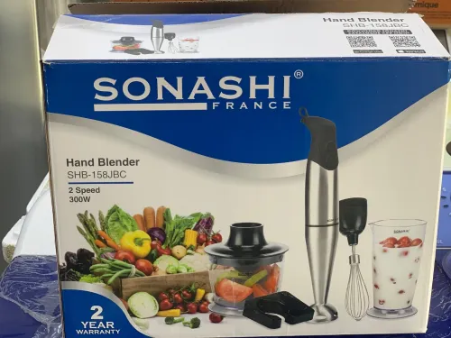 SONASHI Bras Mixeur Multifonction 3en1 300W INOX