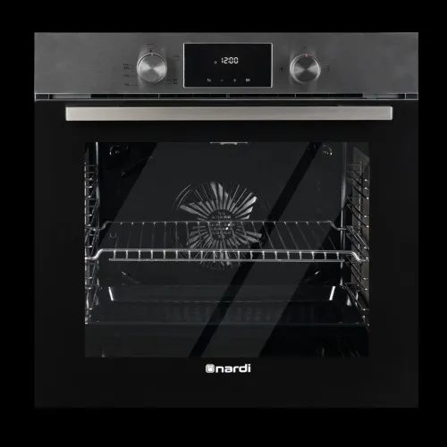 FOUR ENCASASTRABLE  NARDI 73L GAZ/GAZ TDIG VENTILEE INOX / NOIR