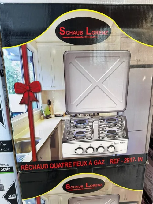 Réchaud SCHAUB LORENZ Quatre feux à gaz