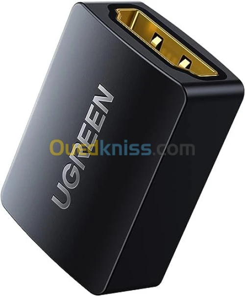 UGREEN Adaptateur Coupleur HDMI 4K Femelle vers Femelle Plaqué Or 3D Arc 