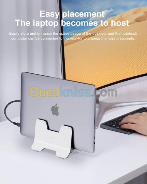 Hagibis Support Vertical pour Ordinateur Portable, Support réglable pour Ordinateur Portable