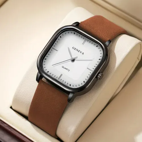 Montre, homme, gros et detail
